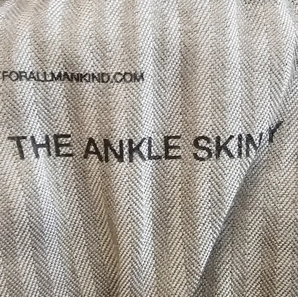 7 For All Mankind The Ankle Skinny Size 28 NWOT - Picture 4 of 10